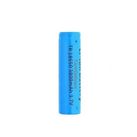 Buy TECHDELIVERS 3 7V 3800mAh 18650 Rechargeable Lithium Ion Battery