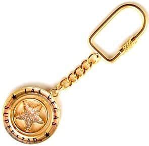 Amazon.com : Las Vegas Keychain - Gold Star, Las Vegas Keychains, Las ...