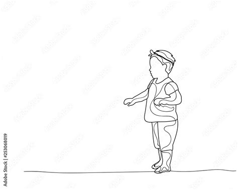 Baby Walking Drawing