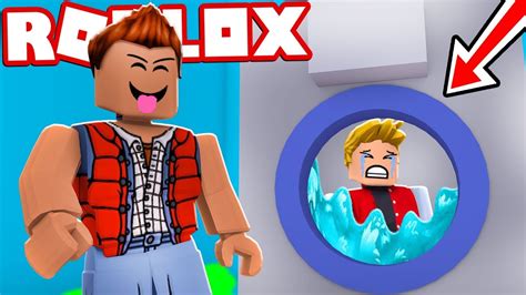 FIQUEI PRESO DENTRO DA MÁQUINA DE LAVAR NO ROBLOX YouTube