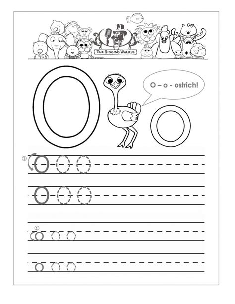 Letter O Worksheets For Preschool Activity Shelter