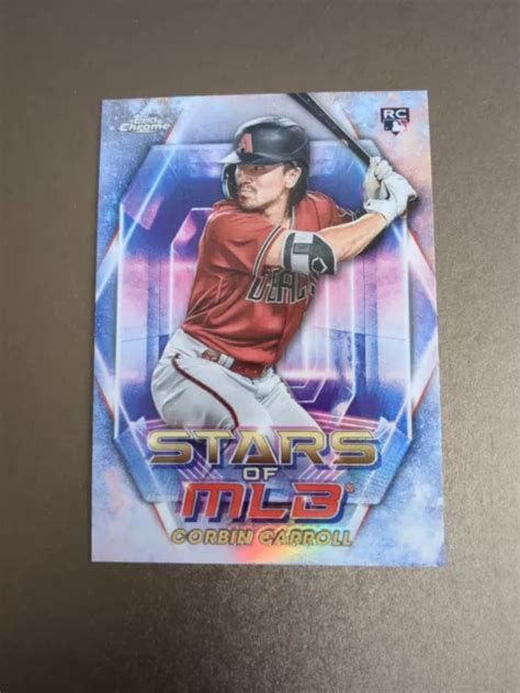 Mise Jour Topps Chrome Corbin Carroll Rc Stars Of Mlb D Backs