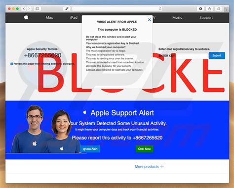 Apple Support Alert POP UP Scam Mac Removal Steps And MacOS