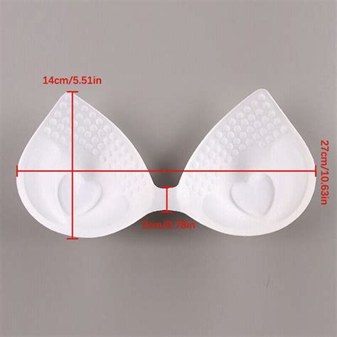 Swimsuit Padding Inserts Women Clothes Accessories Foam Triangle Sponge