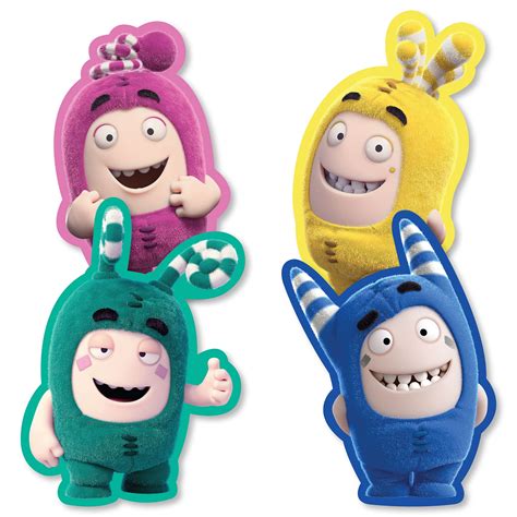 Singapore Cartoon Oddbods Plush Toy Pogo Fuse Slick Bubbles Jeff Zee Bg Oddbods Newett Soft