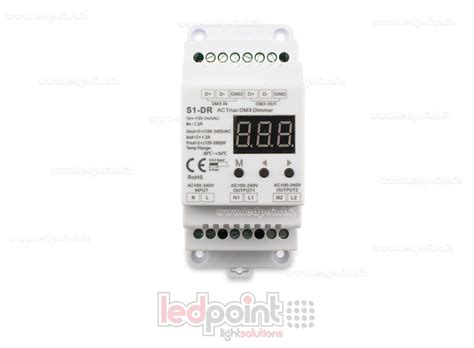 Ledpoint S R L Triac Dmx Din Rail Decoder Channels A Each