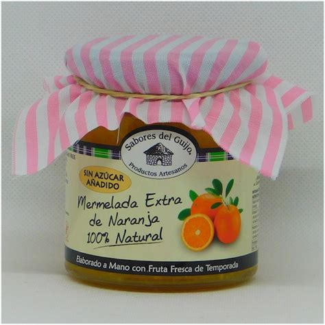 MERMELADA DE NARANJA ARTESANA SIN AZUCAR