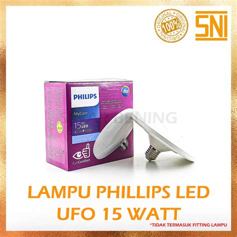 Jual PHILIPS LED UFO 15W Cahaya KUNING PUTIH Shopee Indonesia