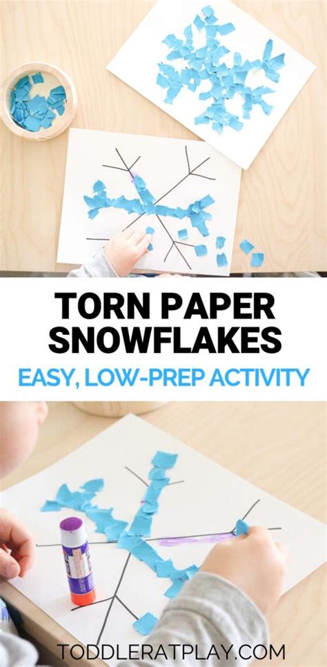 Snowflake Crafts For Toddlers