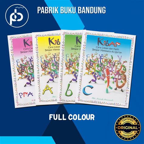 Jual Buku Kibar Full Colour Pra A B C Cara Cepat Belajar Membaca Al