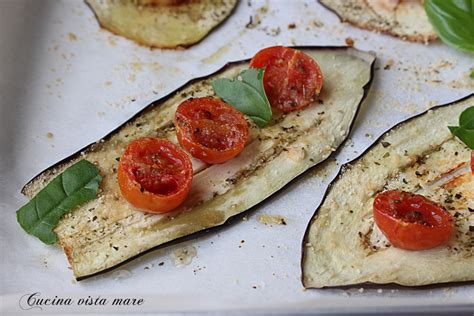 Melanzane Farcite Al Forno Cucina Vista Mare