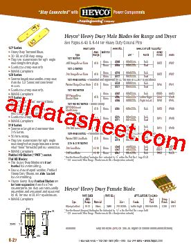 6015 Datasheet(PDF) - Heyco.