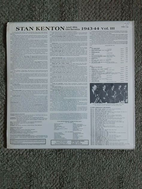 Stan Kenton And His Orchestra Volume Iii Still Sealed Ebay