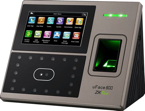 Uface800 Fingerprint Face And Card Reader Biometric Time Clock