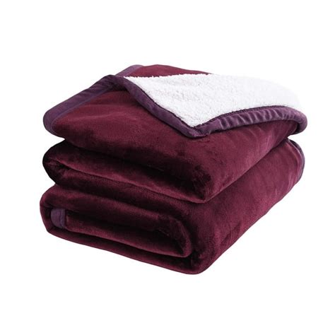 Marcielo Sherpa Blanket Throw Blankets Bed Blankets Sherpa Fleece