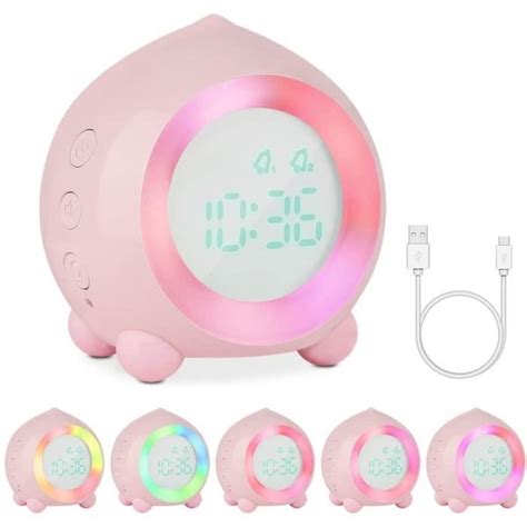 Reveil Veilleuse Enfant R Veil Enfant Lumineux Led Fille Garcons