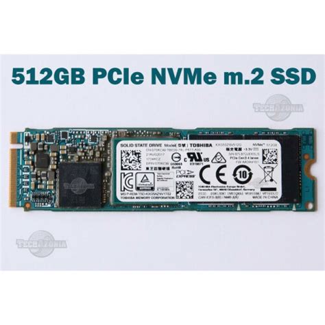 512GB XG5 Toshiba SSD M 2 2280 NVMe PCIe 3 0 X4 KXG50ZNV512G Laptop On