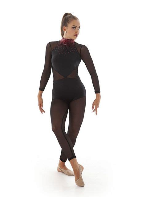 Mesh Edgy Dance Unitard Jazz And Contemporary Dance Costumes