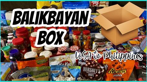 BALIKBAYAN BOX HAUL WHATS INSIDE MY BALIKBAYAN BOX USA To