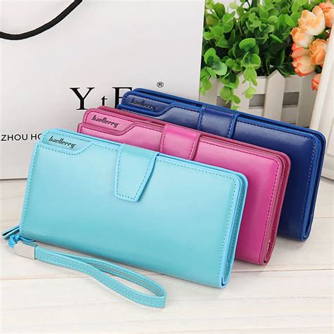 Baellerry Long Women Wallet With Phone Pocket Coin Bag Elegant Large