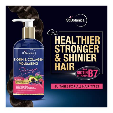 Buy St Botanica Biotin And Collagen Volumizing Hair Shampoo 300 Ml Online At Best Price General