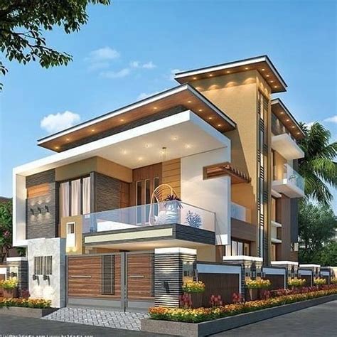 Indian House Design Front View Images / Landscape is given a good role ...