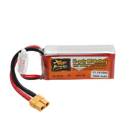 Aanbieding Zop Power V Mah C S Lipo Battery With Xt Plug