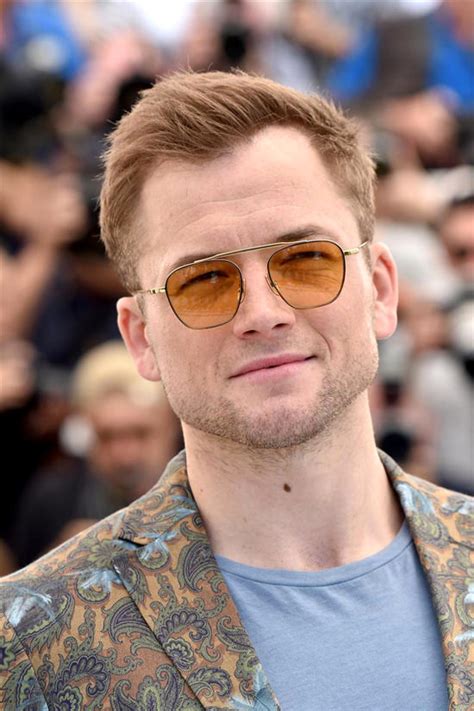 Sir Elton John And Taron Egerton At The Rocketman Cannes Photocall