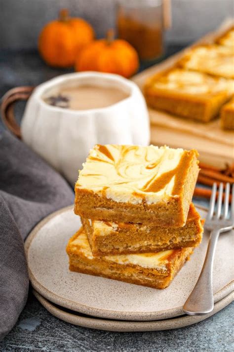 Pumpkin Cheesecake Bars The Novice Chef