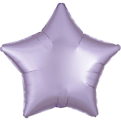 Balão Foil Estrela Lilás Pastel Acetinado 48cm FestasParty