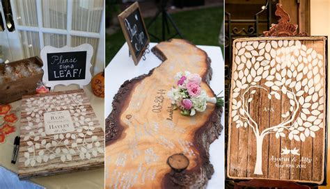 20 Wooden Wedding Guest Books Youll Love 2023 R R