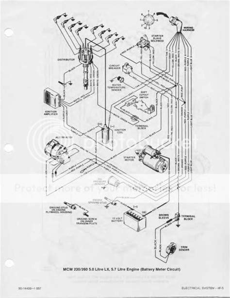 Mercruiser Engine Wiring Diagram Electrical Wiring Work