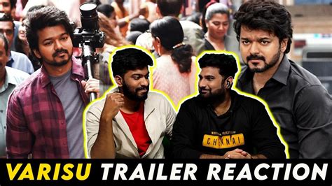 Varisu Trailer REACTION Thalapathy Vijay Rashmika Vamshi