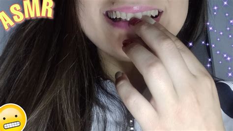 Asmr 1 Minute Tapping In My Teeth 🦷 Muito Satisfatório Youtube