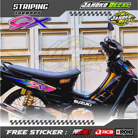 Jual Striping Variasi Suzuki Tornado Gx Sticker List Variasi Motor