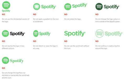 Spotify logo different colors - fadet