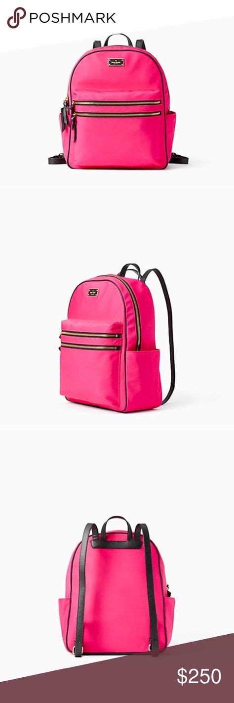 Nwt Kate Spade Hot Pink Backpack Was 299 Nwt Pink Backpack Kate Spade Backpack Backpack Brands