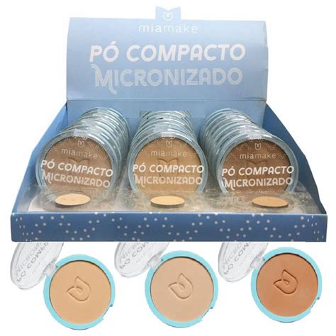 Mia Make P Compacto Micronizado Cores Medias Unid