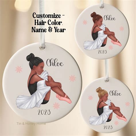 Custom Ballet Christmas Ornament Personalized Ballerina Dance - Etsy