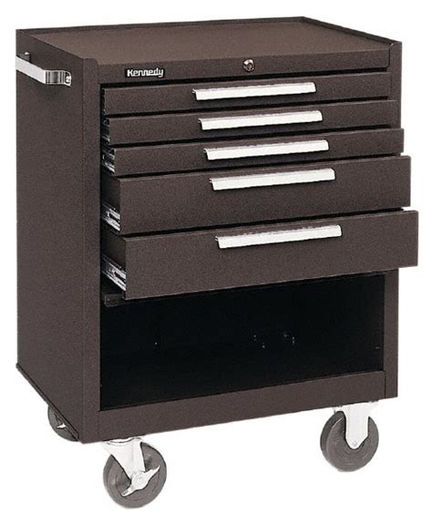 Kennedy Steel Tool Roller Cabinet 27 Wide 5 Drawer Msc Direct