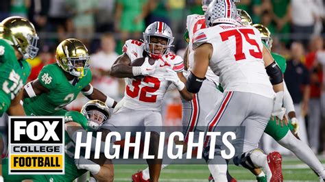 No 6 Ohio State Buckeyes Vs No 9 Notre Dame Fighting Irish Highlights Youtube