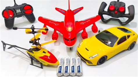 Radio Control Airbus A And Remote Control Racing Car Unboxing