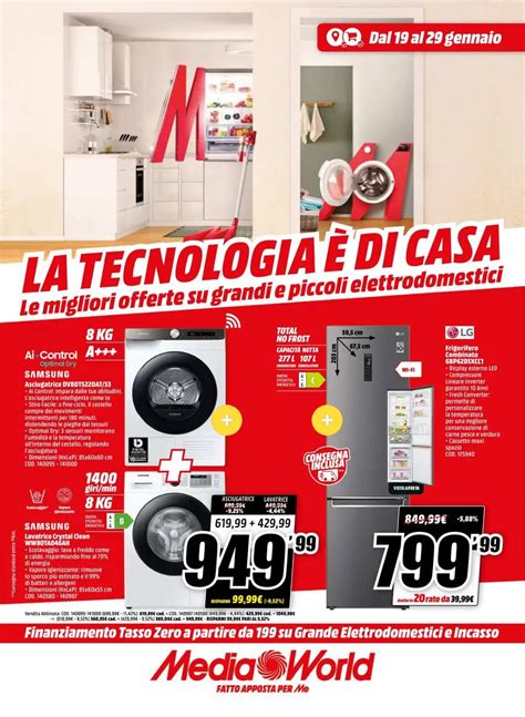 Volantino MediaWorld La Tecnologia è di Casa dal 19 al 29 01 2023