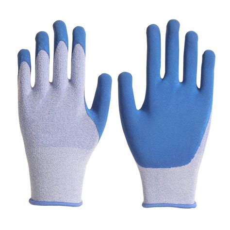 Good Service Anti Slip Nylon Sandy Finished Nitrile Palm Coated Gloves