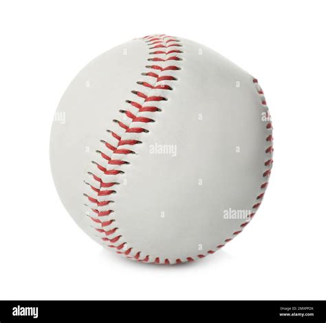 Traditional baseball ball isolated on white. Sportive equipment Stock ...