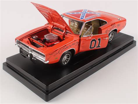 "Dukes of Hazzard" General Lee Die Cast Car Signed by (7) with James ...