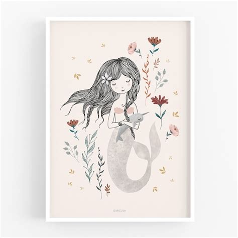 Mermaid Posters - Etsy