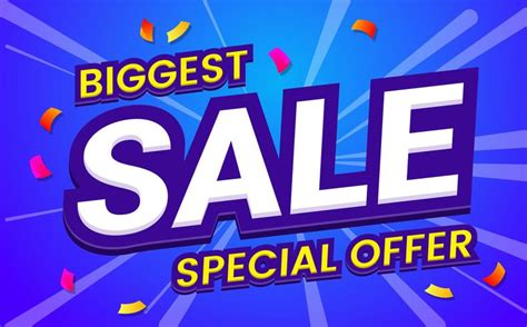 Big Sale Template Banner Vector Background 326813 Vector Art At Vecteezy