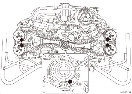 Subaru Crosstrek Service Manual Installation Timing Chain Assembly