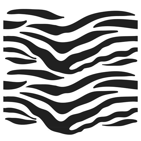 Printable Tiger Stripe Camo Stencil